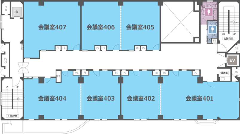 ４階平面図